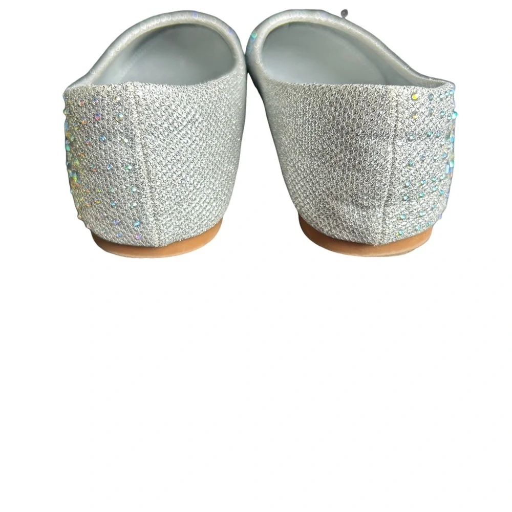 Dream Pairs Silver Dress Shoes with Rhinestone Embellishments kids